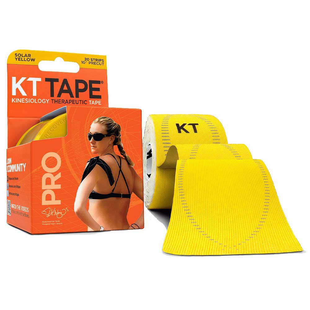 Kt Tape Pro Precut 5 M One Size Solar Yellow