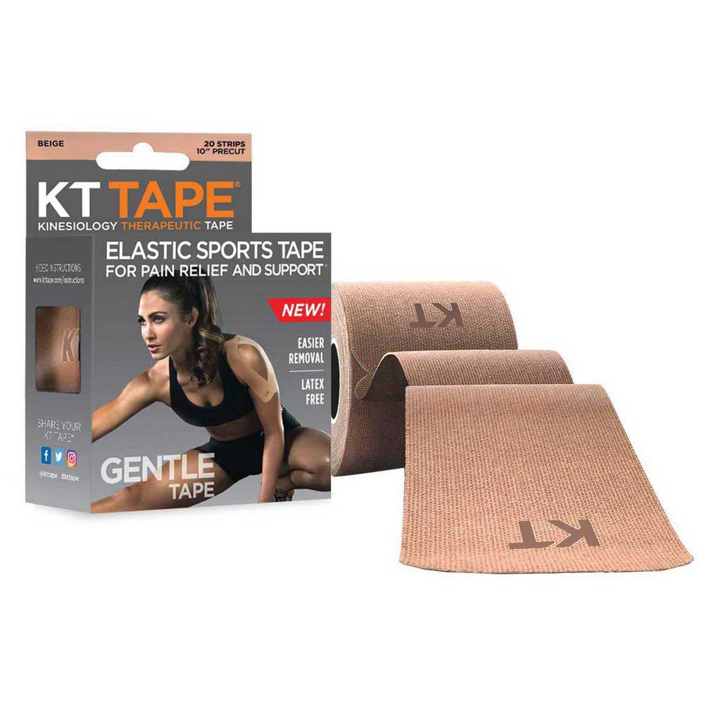 Kt Tape Elastic Sports Precut 5 M One Size Gentle Beige