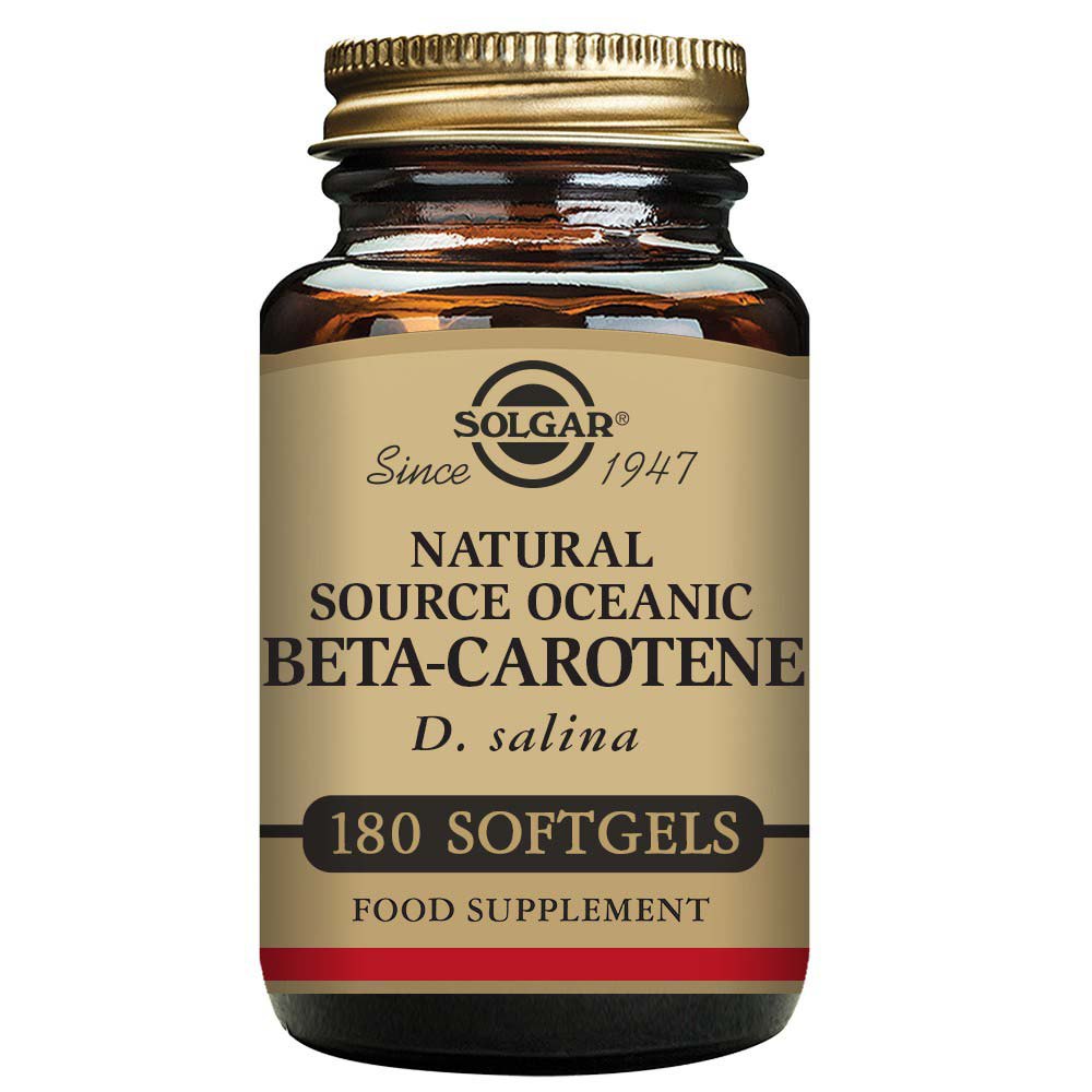 Solgar Beta Carotene 100% Natural 7 Mgr 180 Units One Size
