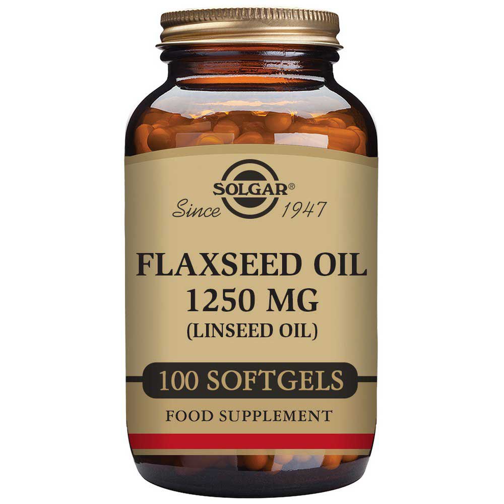 Solgar Flaxseed Oil 1250mgr 100 Units One Size
