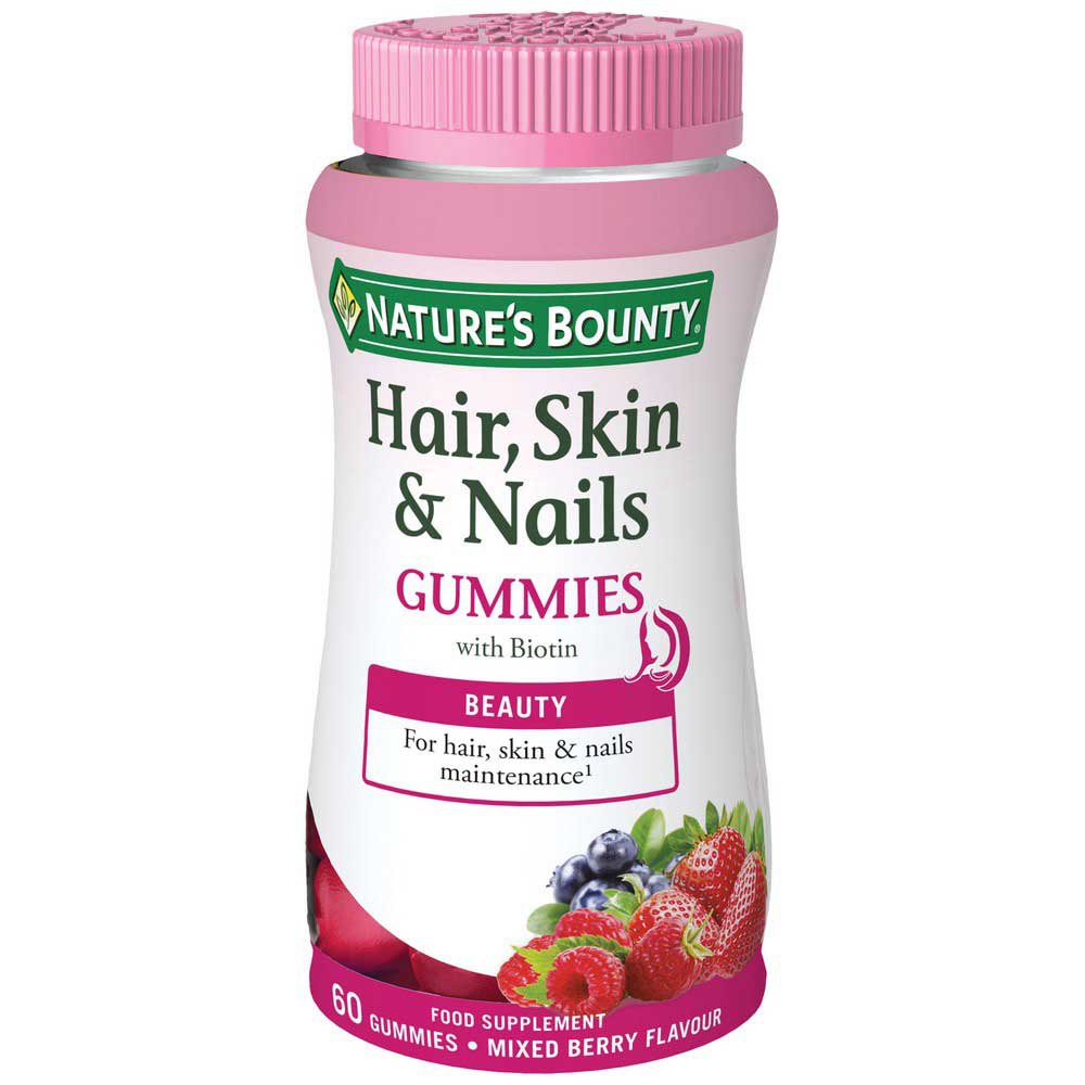 Natures Bounty Hair.skin & Nails Gummies 60 Units One Size