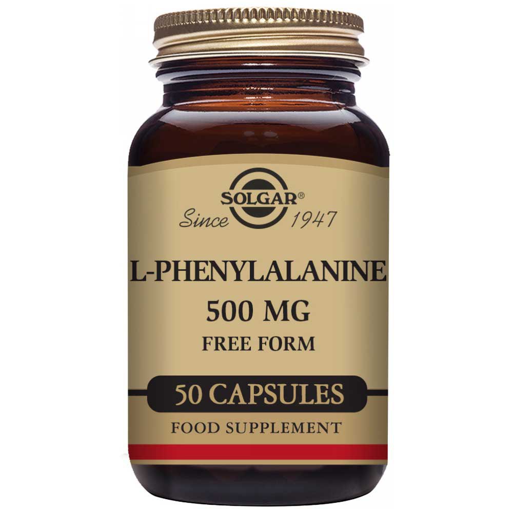 Solgar L-phenylalanine 500mgr 50 Units One Size