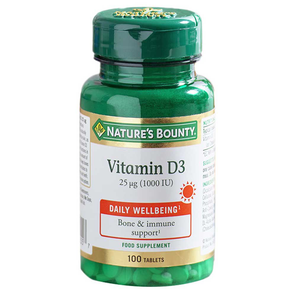 Natures Bounty Vitamin D3 100 Units One Size