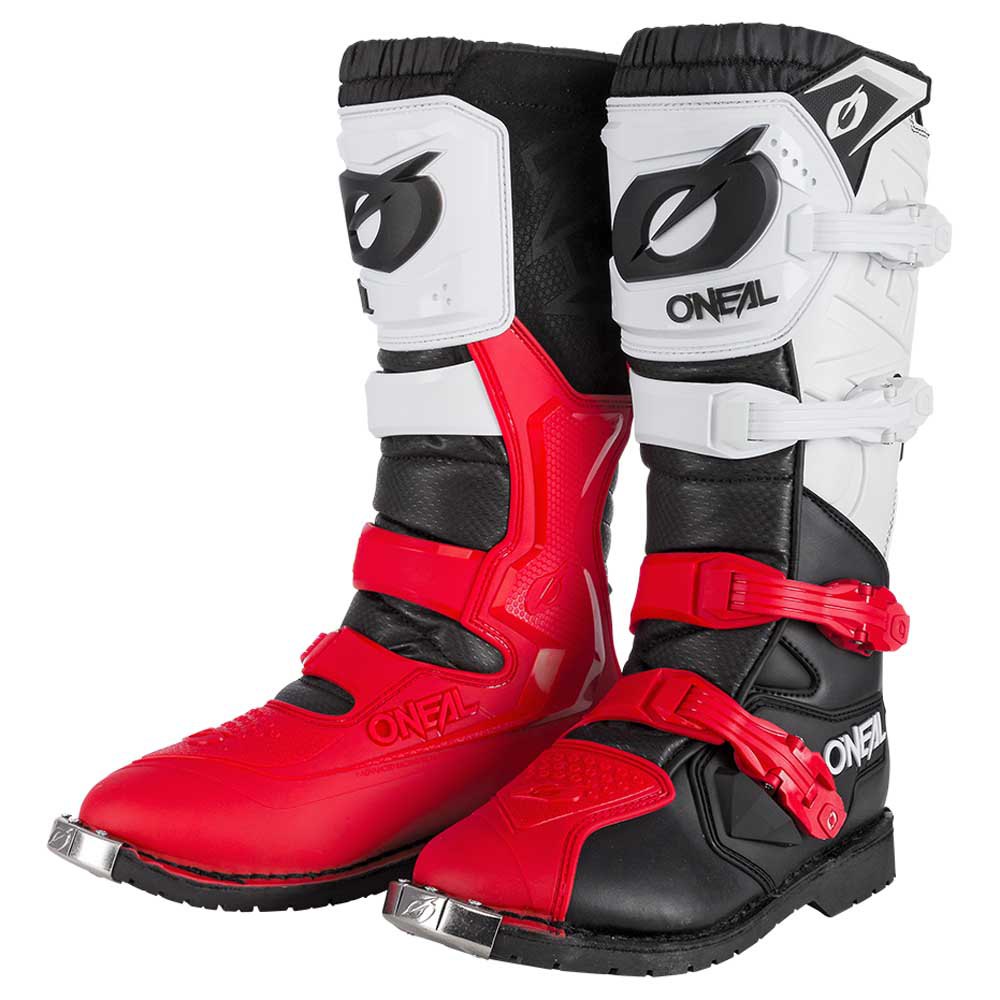 Oneal Rider Pro Motorcycle Boots Rouge,Blanc,Noir EU 43