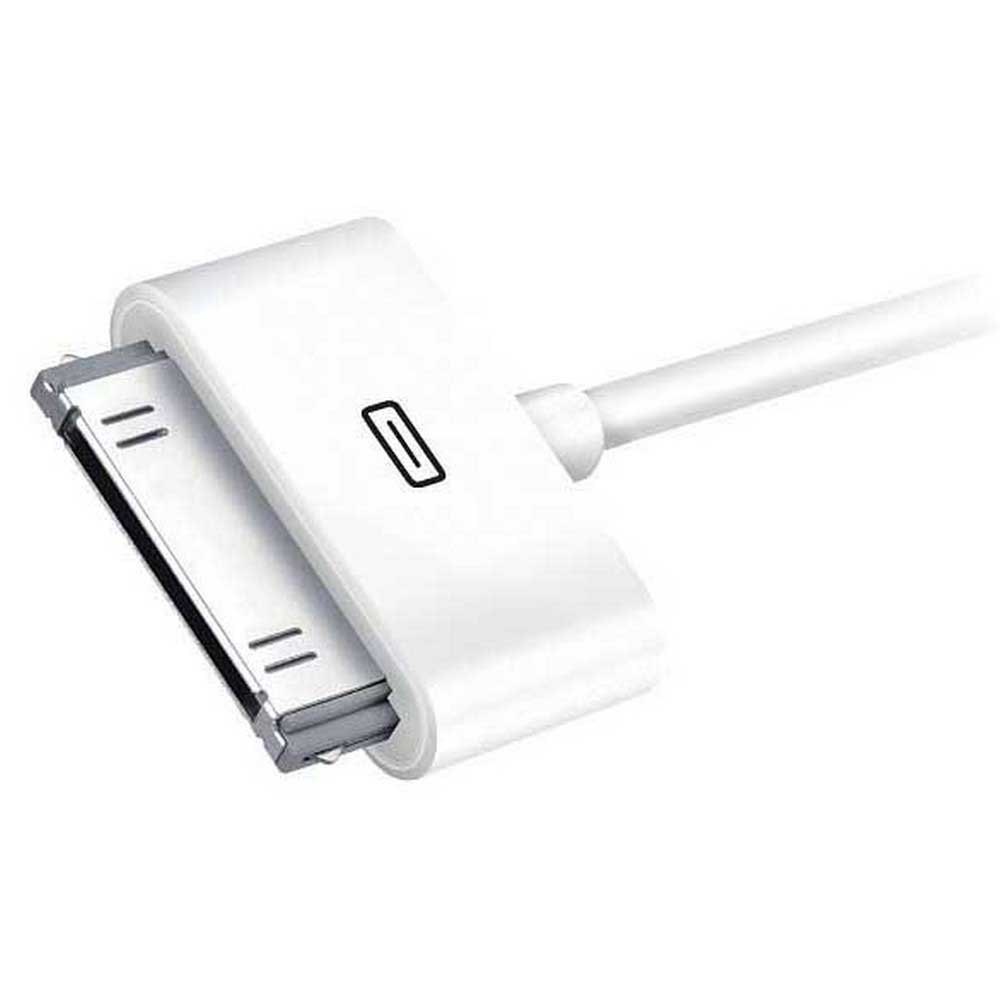 duracell usb5011w 1 m usb-a to 30 pins cable blanc