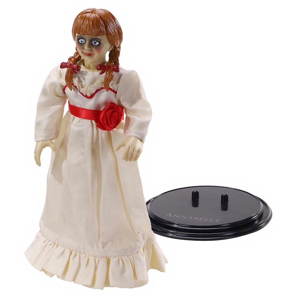 noble collection bendyfigs universal studios annabelle figure beige