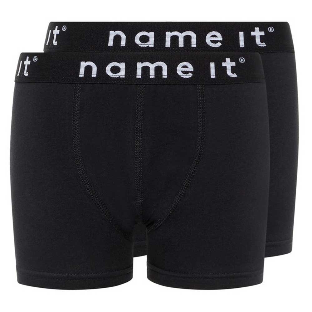 name it short solid boxer 2 units noir 5-6 years