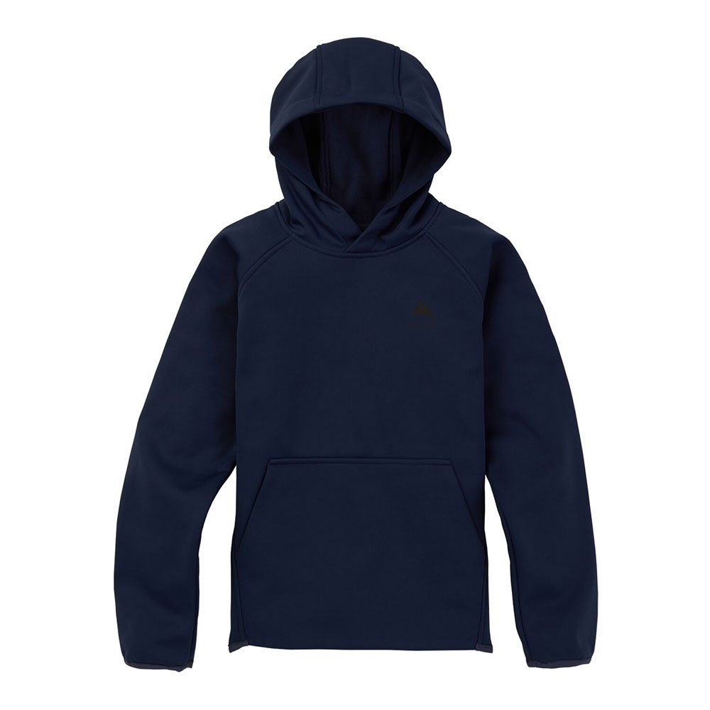 burton crown weatherproof kids hooded fleece bleu 5-6 years