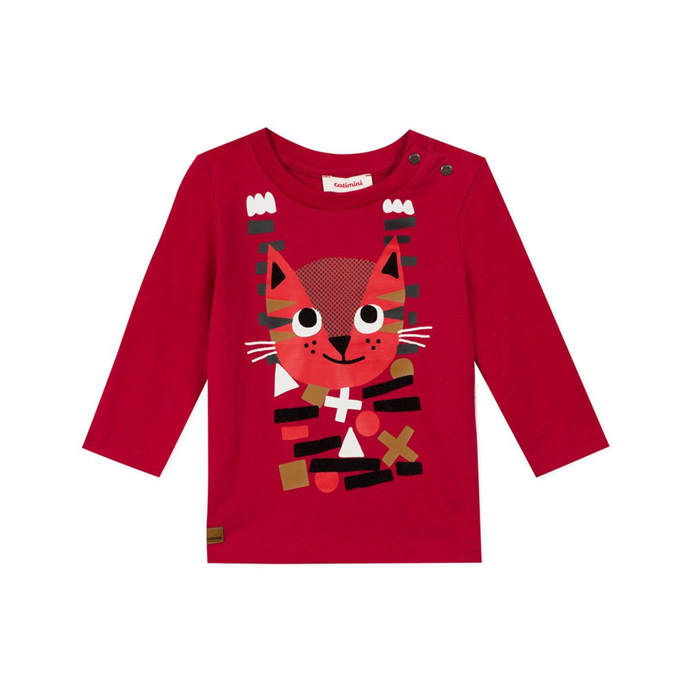 catimini rouge long sleeve t-shirt rouge 18 months