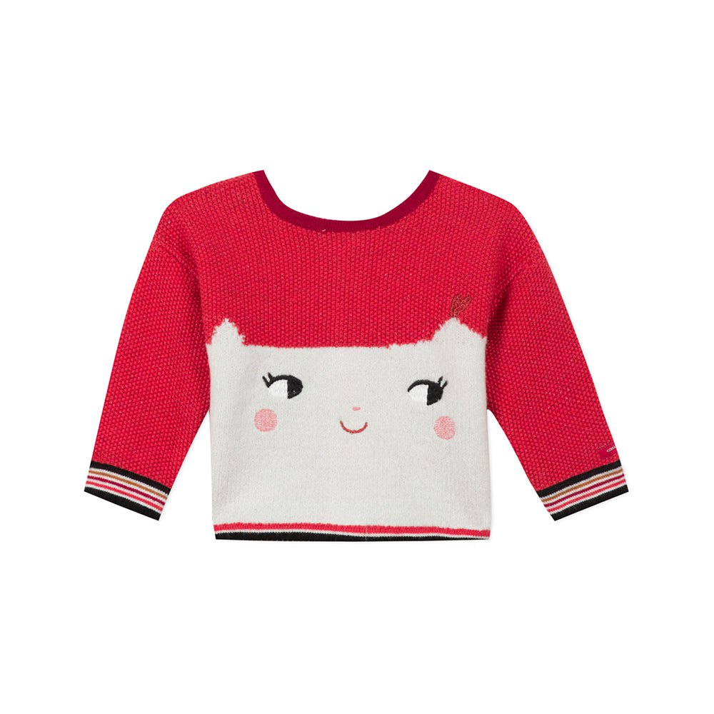 catimini rouge sweater rouge,blanc 12 months