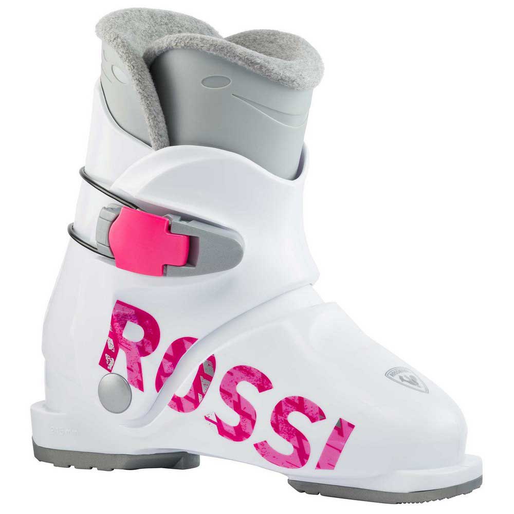 rossignol fun girl 1 alpine ski boots junior blanc,gris 16.5
