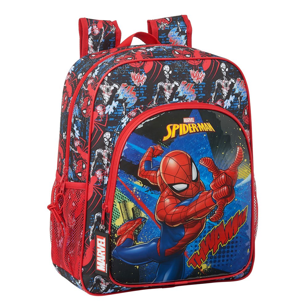 safta spiderman go hero backpack rouge
