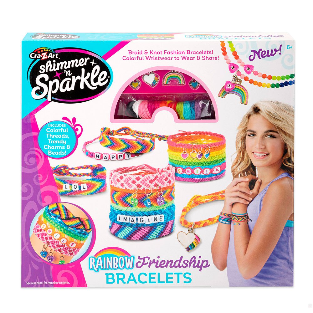 color baby shimmer ´n sparkle bracelet making kit multicolore
