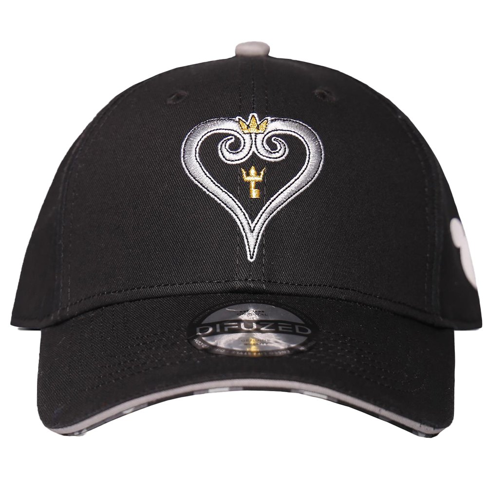 disney kingdom hearts logo cap noir
