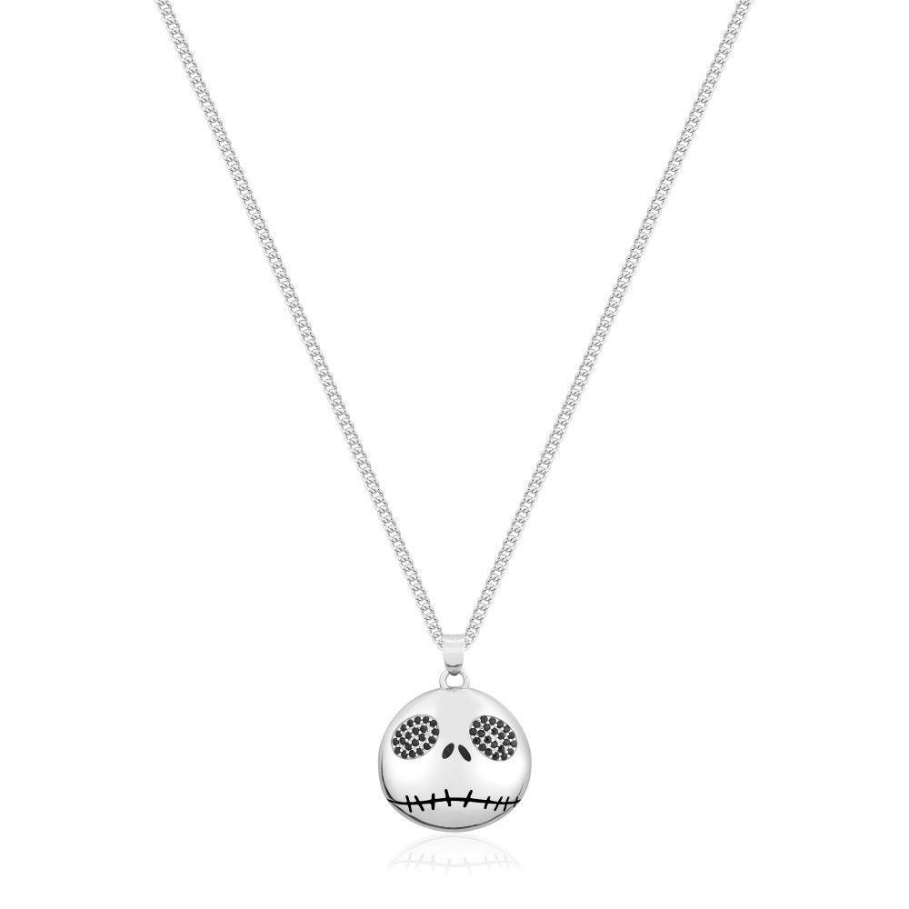 disney nightmare before christmas jack sterling silver necklace multicolore
