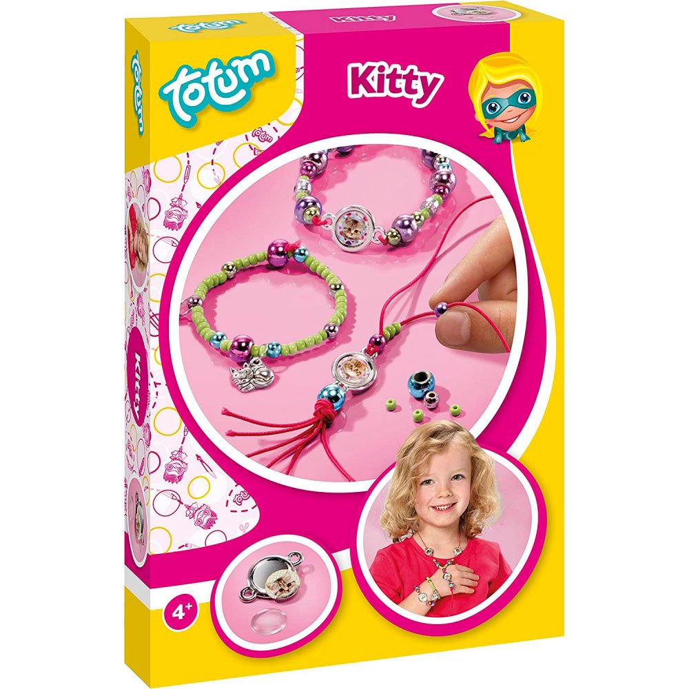 totum create your bracelets and kitty necklaces rose