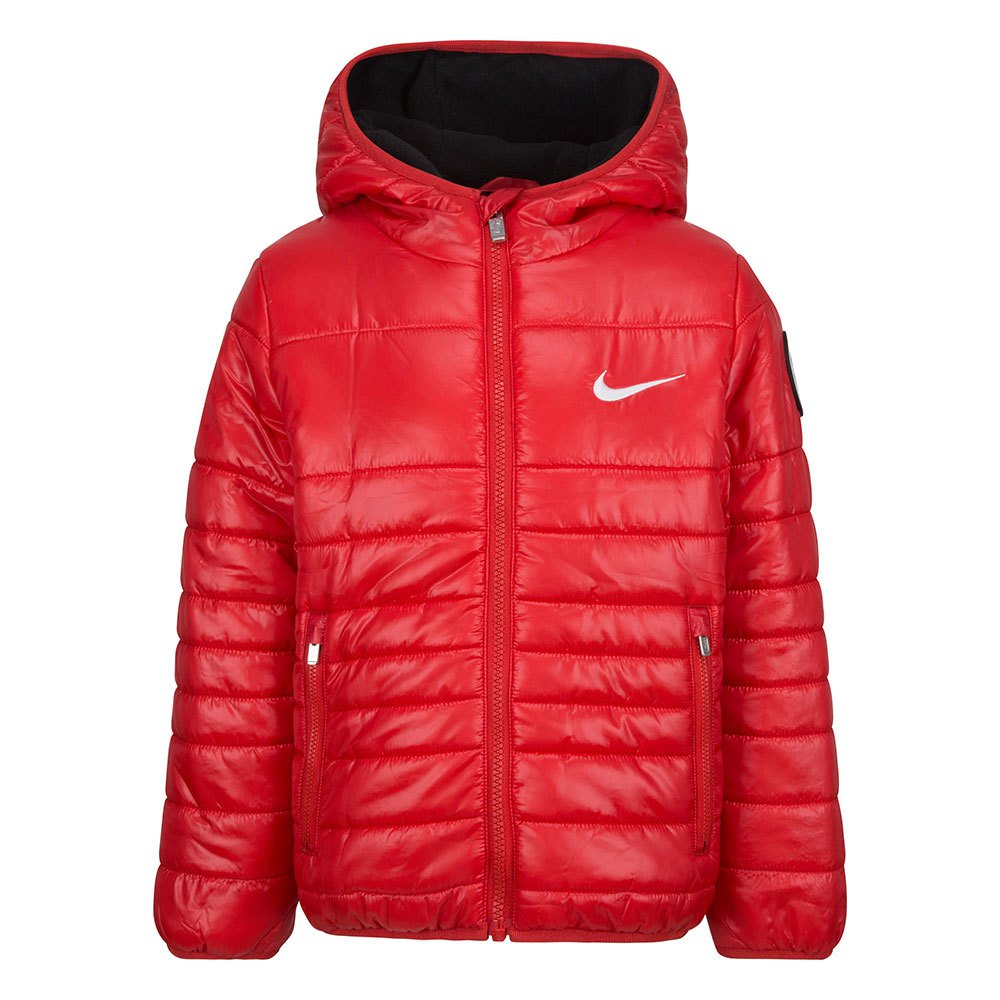 nike kids mid weight puffer jacket rouge 4-5 years