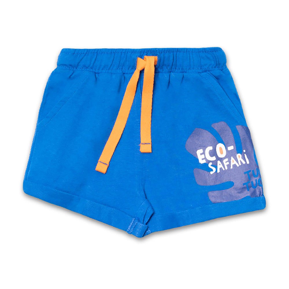 tuc tuc eco-safari shorts bleu 6 months