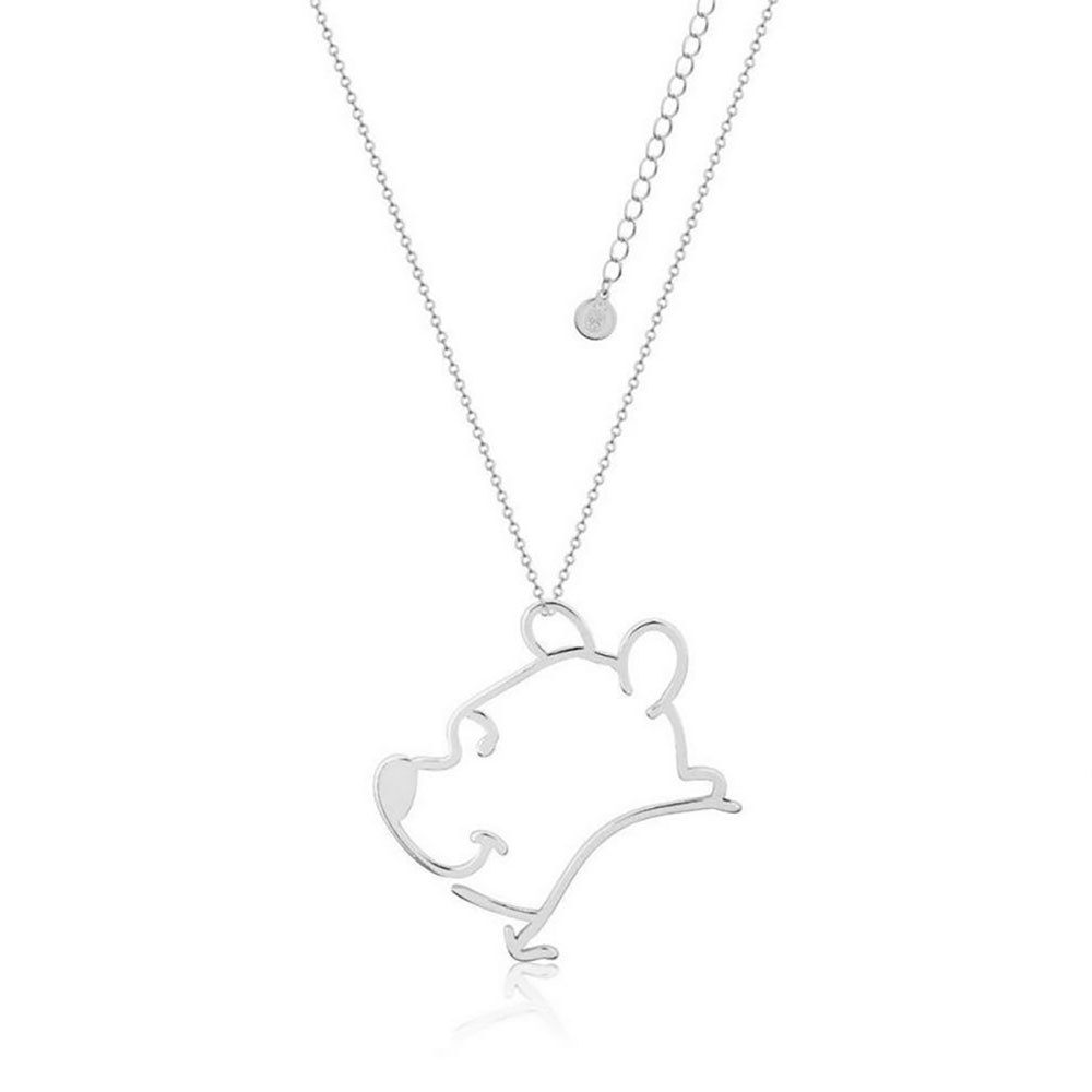 disney winnie the pooh outline necklace
