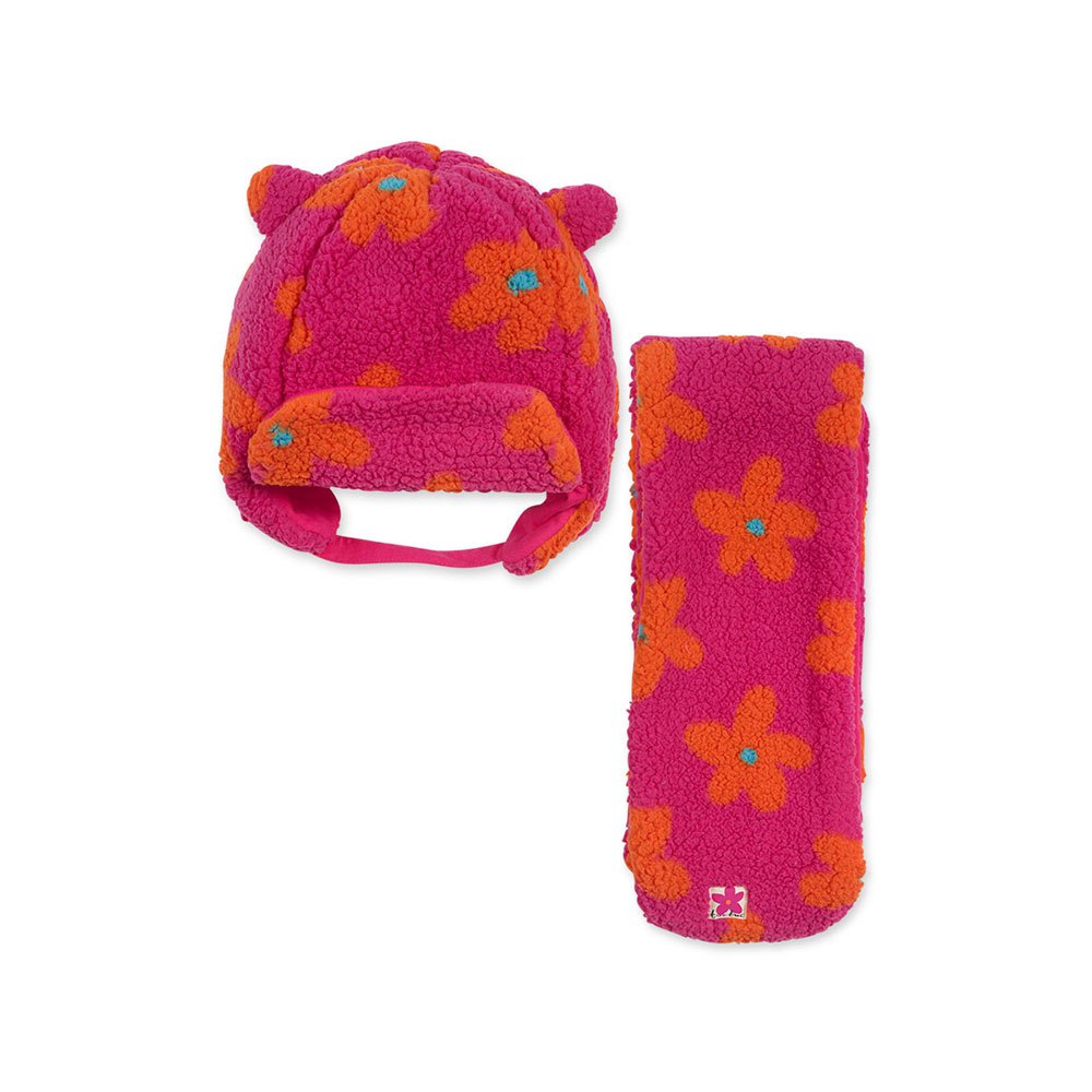 tuc tuc trecking time hat and scarf set rose 52 cm