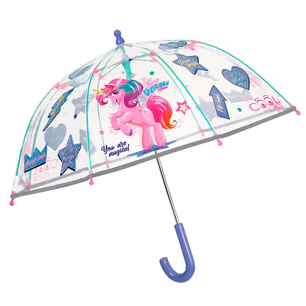 perletti unicorn umbrella multicolore