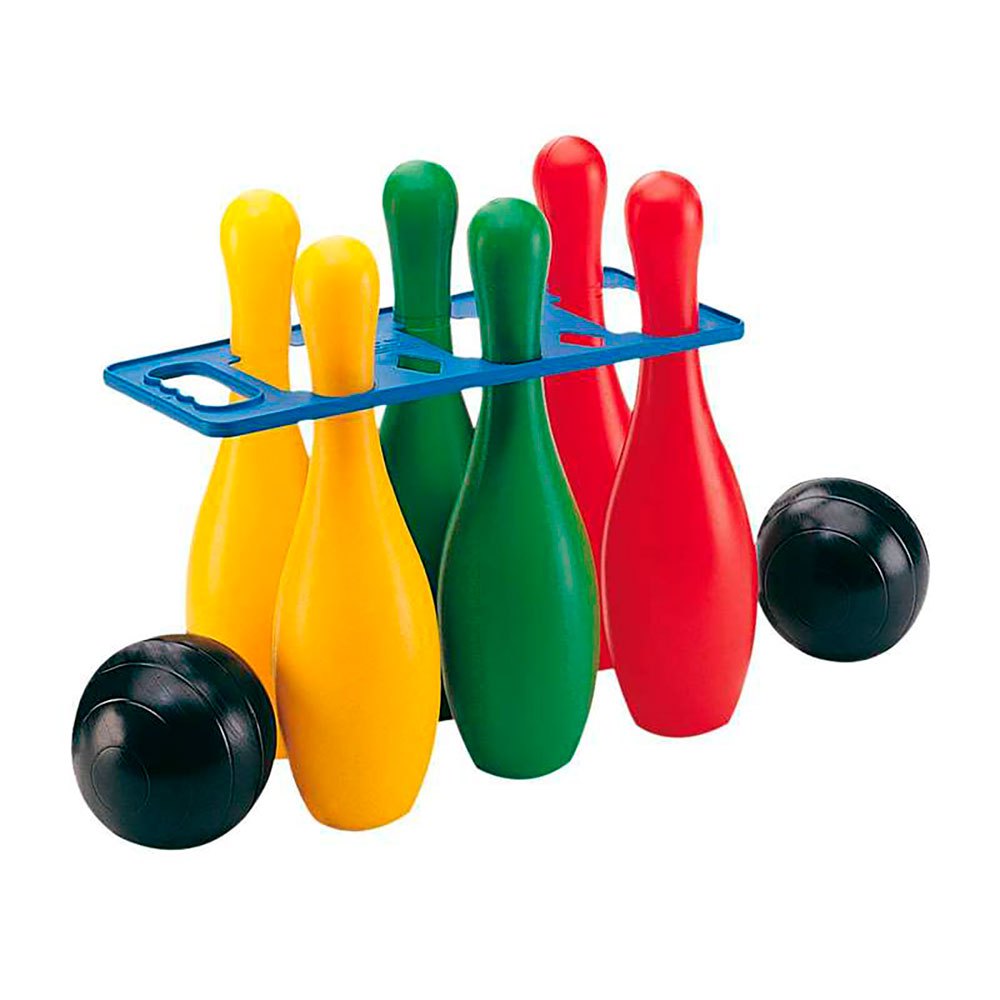 avc bowling set with 6 bowling multicolore