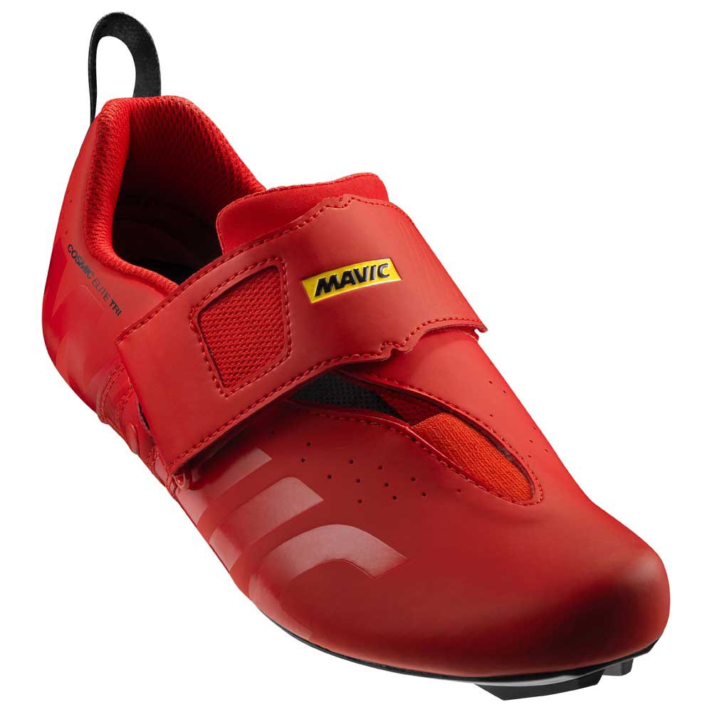 Mavic Chaussures De Route De Triathlon Cosmic Elite EU 43 1/3 Fiery Red / Black
