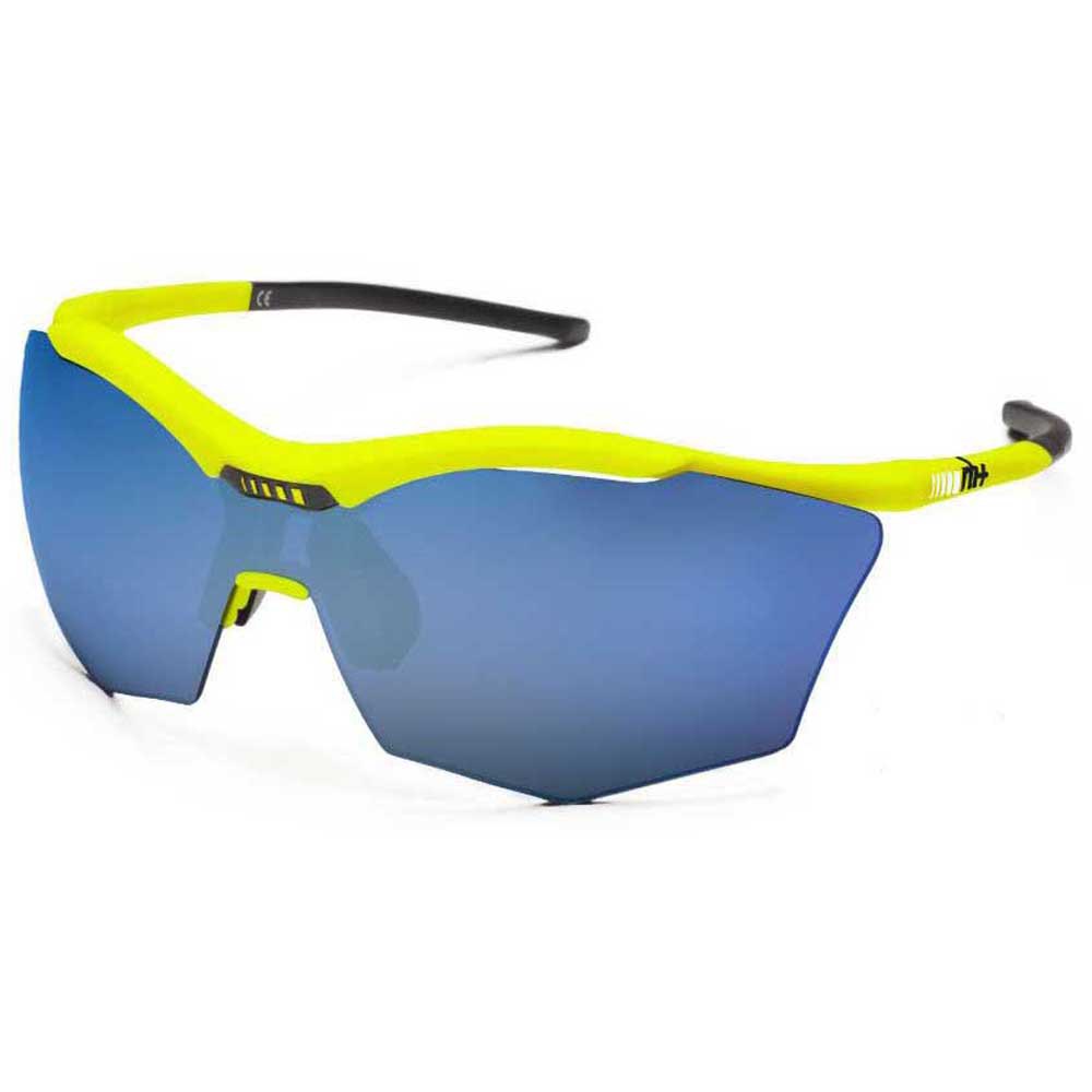 rh+ ultra stylus sunglasses jaune smoke flash blue + orange