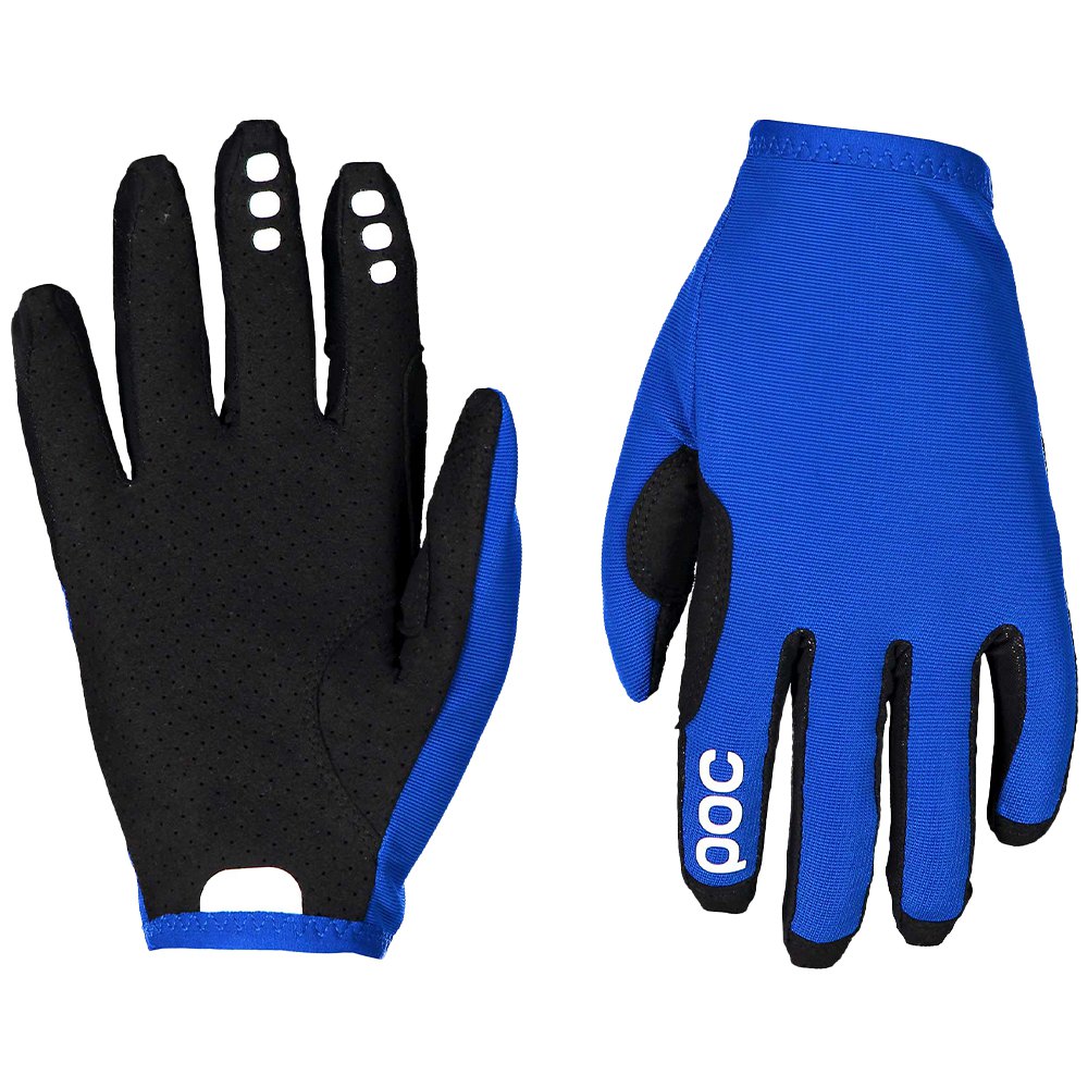 poc resistance enduro long gloves bleu,noir s homme