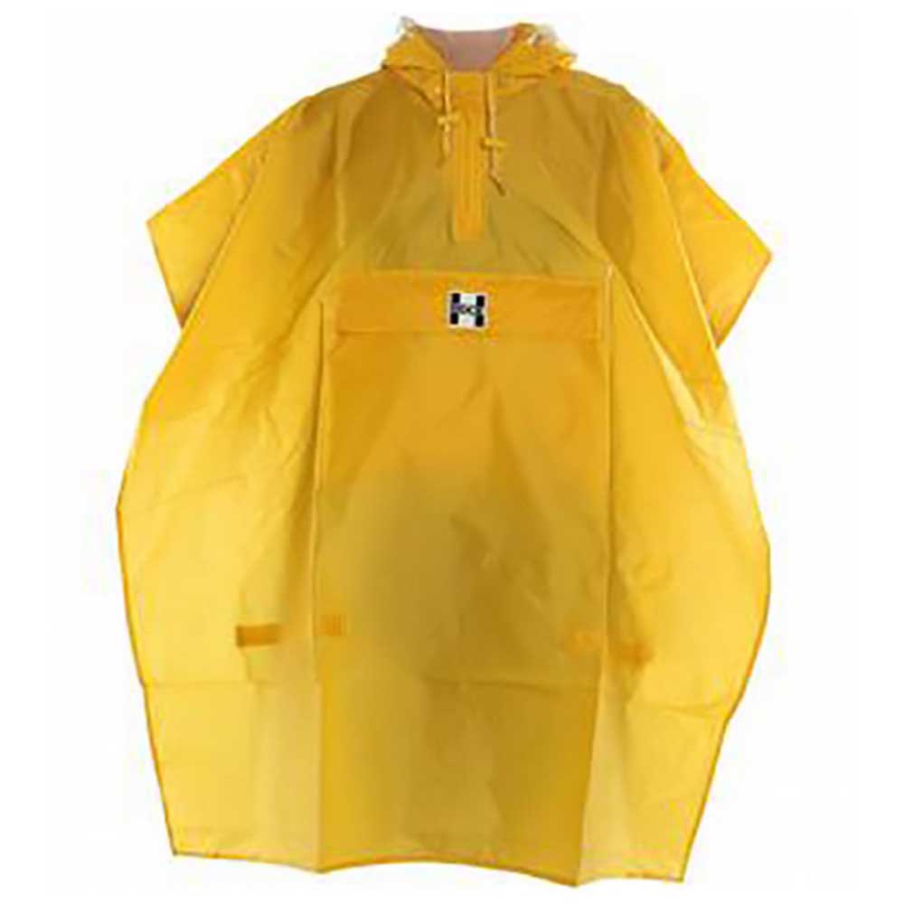 hock rain care waterproof poncho jaune,marron l homme