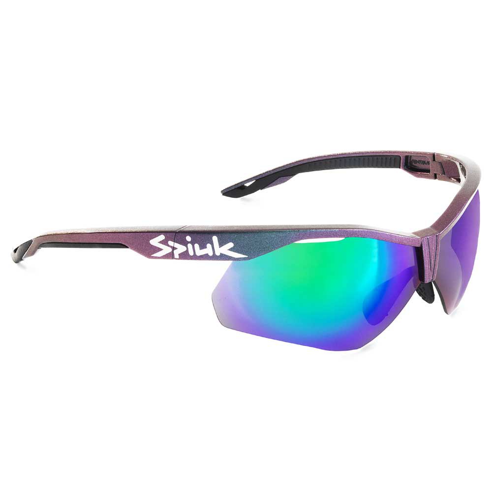 spiuk ventix-k mirror sunglasses bleu,violet mirror green/cat3