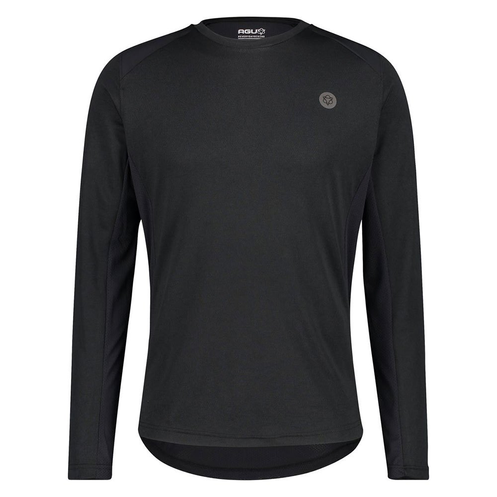 agu mtb essential long sleeve t-shirt noir 3xl homme