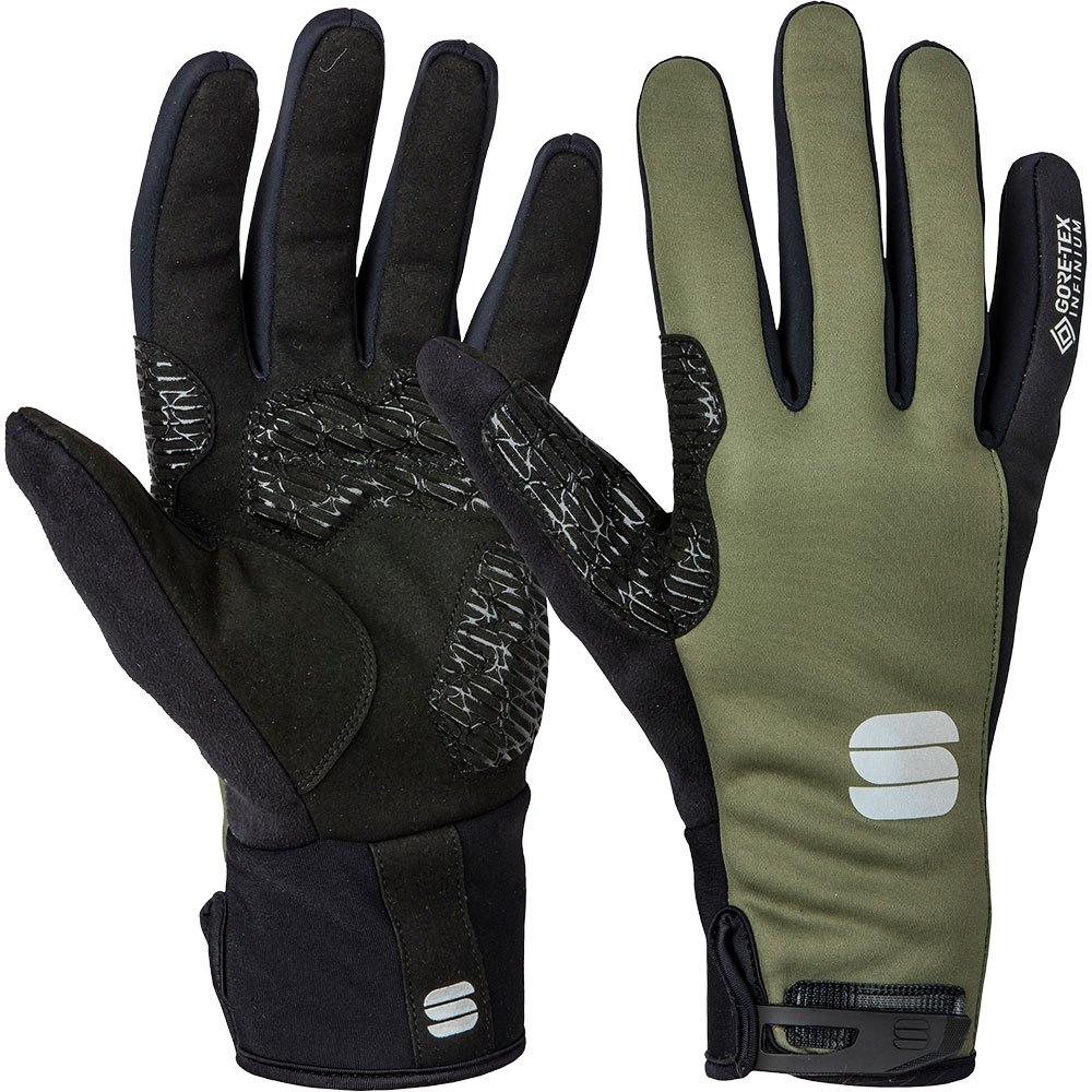 sportful essential 2 windstopper long gloves vert xs homme