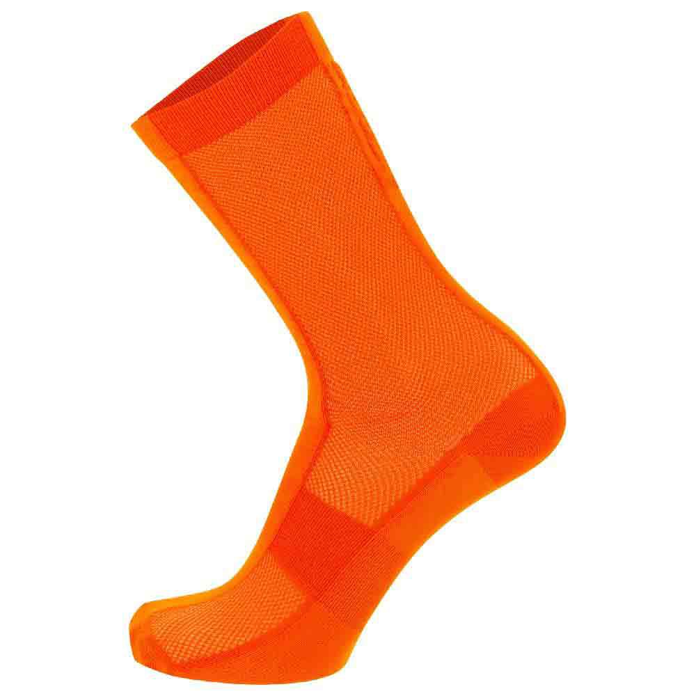 santini puro long socks orange eu 40-43 homme