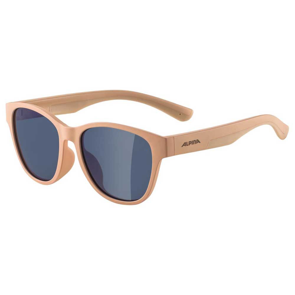 alpina flexxy cool ii kids sunglasses marron blue mirror/cat3