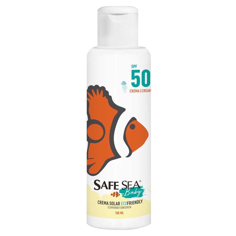 safe sea spf50 baby jellyfish protection sunscreen 100ml blanc