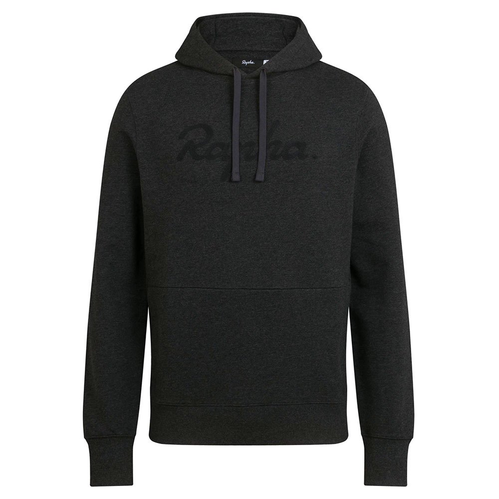 rapha logo pullover hoodie noir xl homme