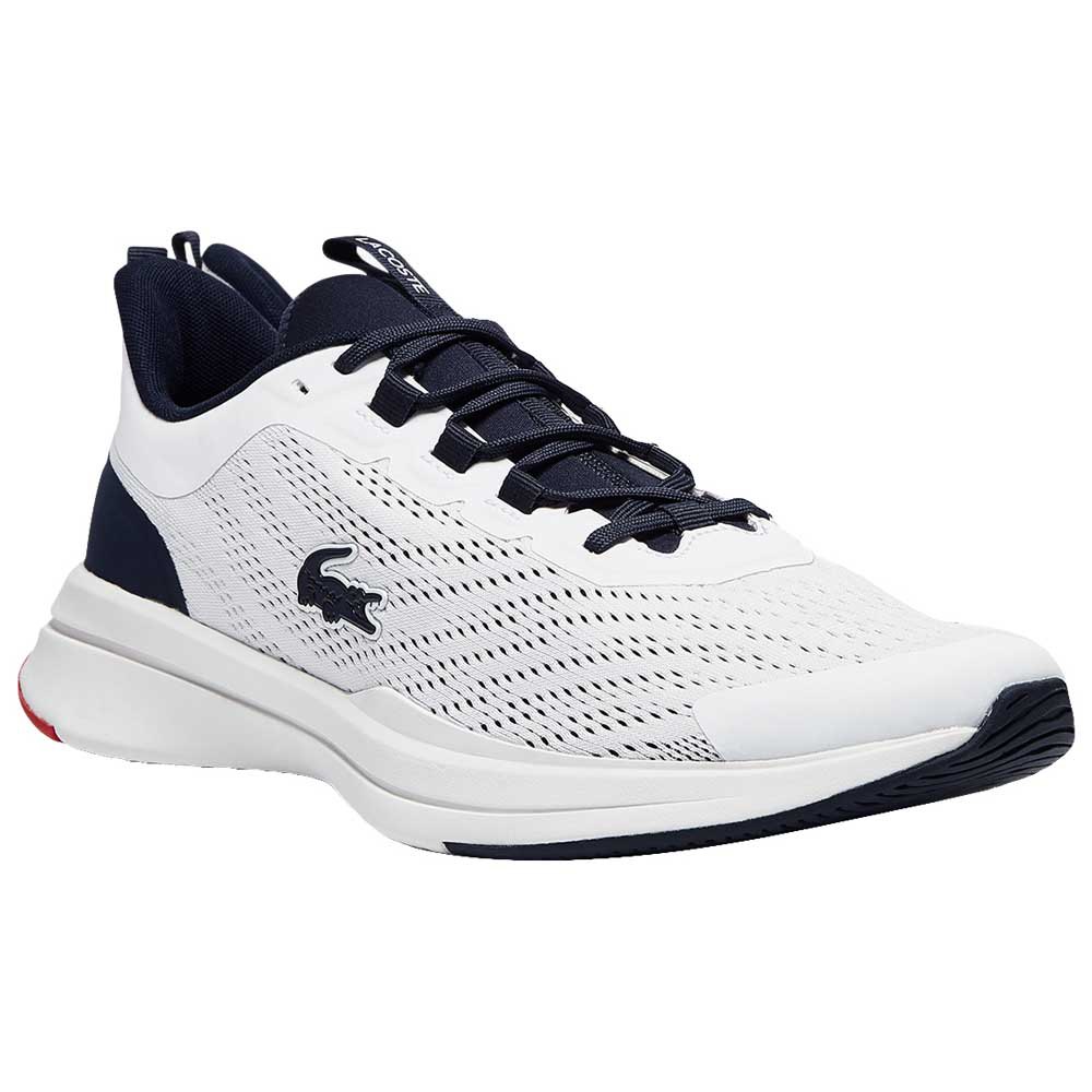 Lacoste Run Spin Textile Running Shoes Blanc EU 43