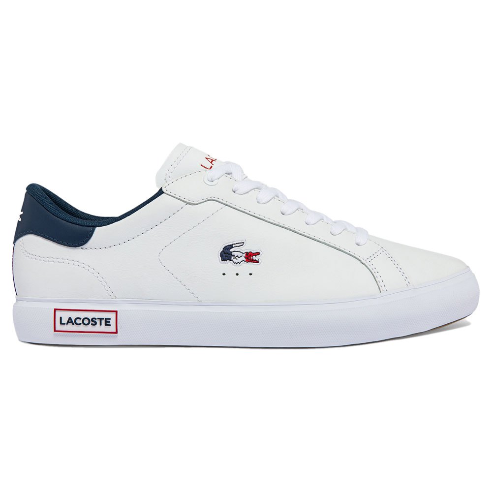 Lacoste Des Chaussures Sport Powecourt Tricolor2 EU 39 1/2 White / Navy / Red