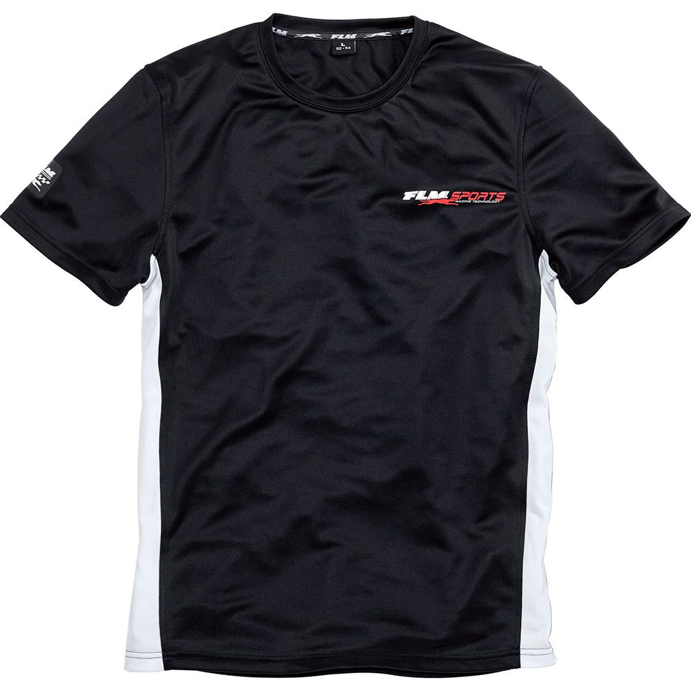 flm functional 1 0 short sleeve t-shirt noir m homme
