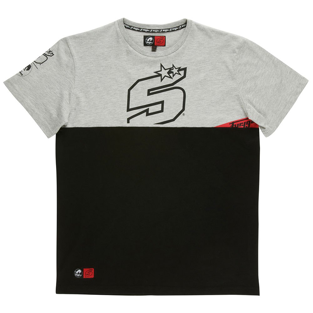 furygan jz5 zone short sleeve t-shirt noir,gris 2xl homme