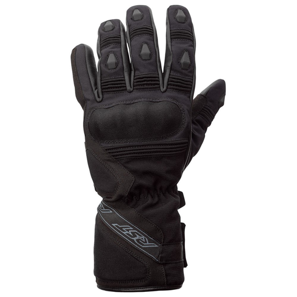 rst x-raid wp leather gloves noir l