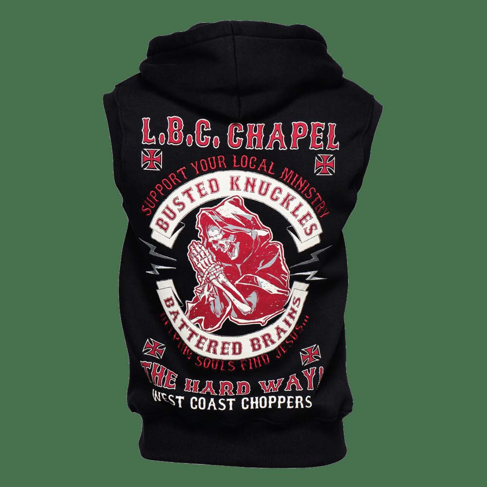 west coast choppers chapel hoodie noir 4xl homme
