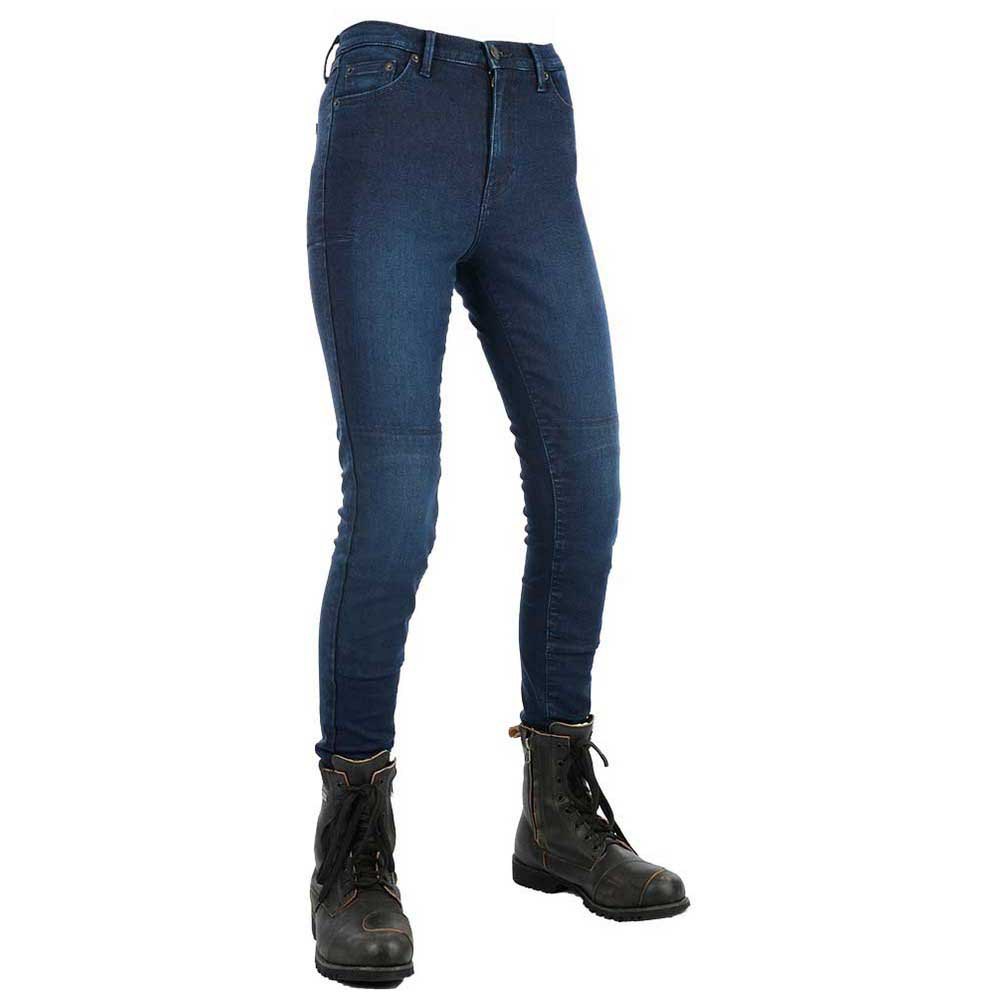 oxford jegging oa pants bleu 10 / short femme