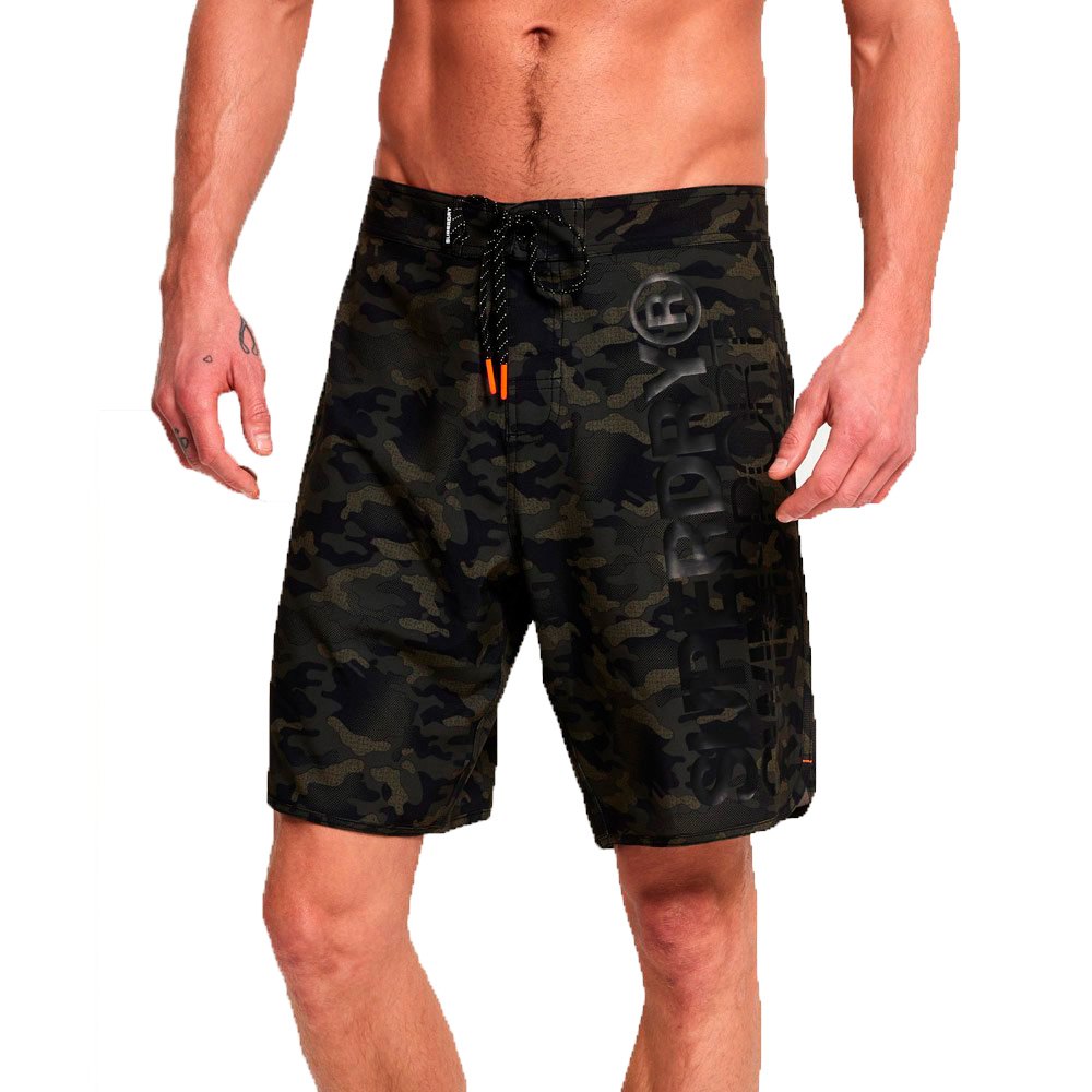 superdry deep water swimming shorts vert xs homme