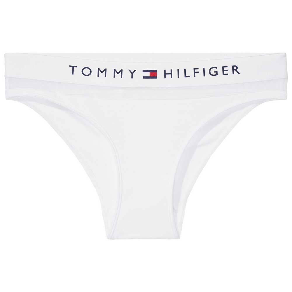 tommy hilfiger mesh bikini bottom blanc xs femme