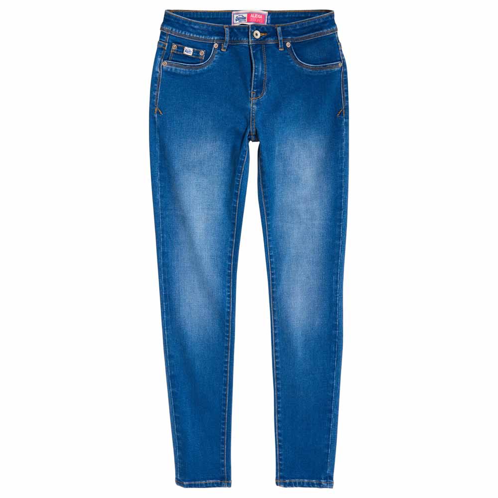 superdry alexia jegging jeans bleu 25 / 32 femme