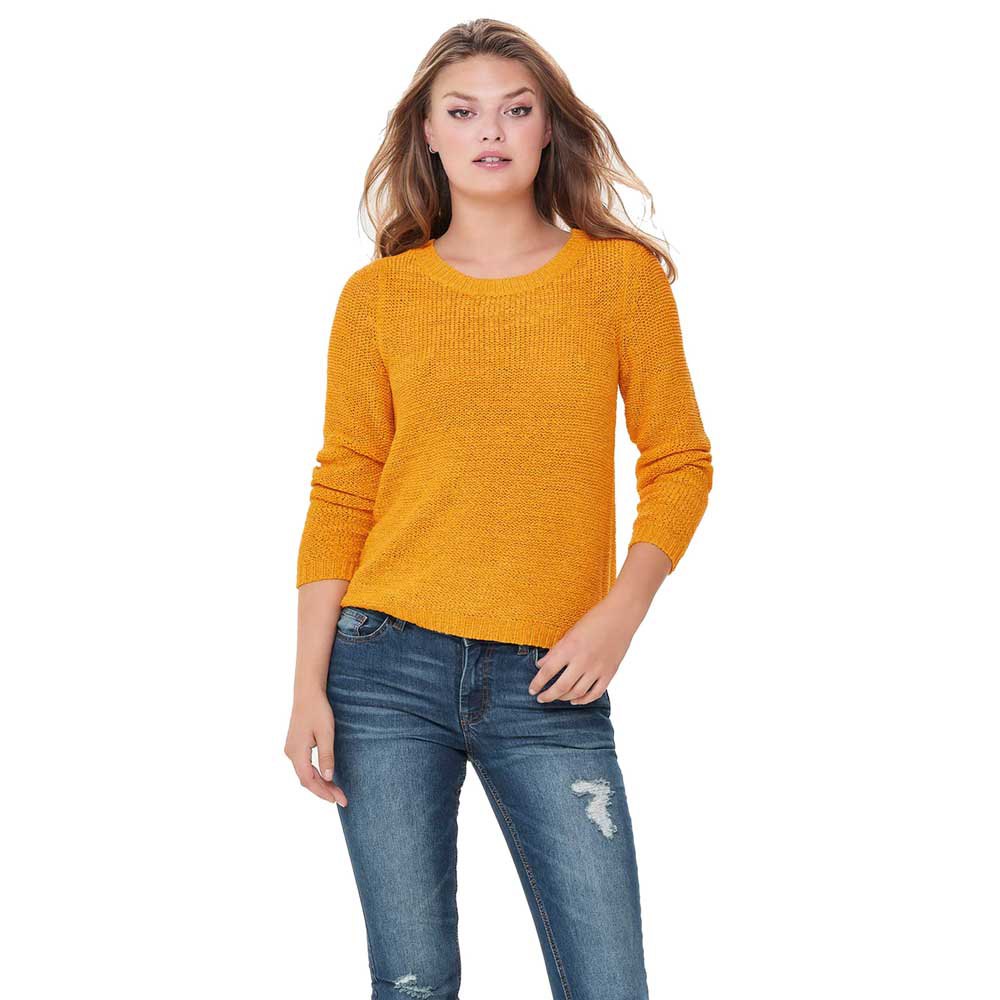 only genna xo knit sweater jaune s femme