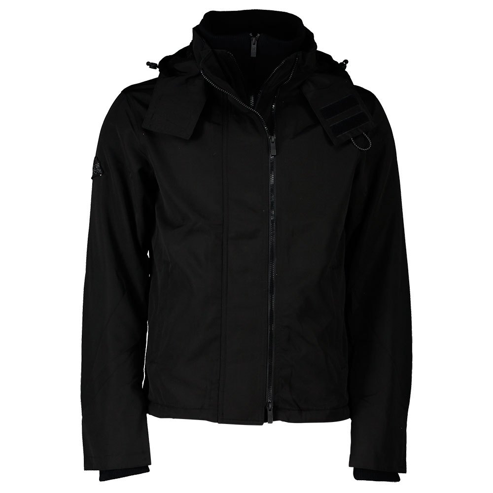 superdry ottoman arctic windbreaker jacket noir s homme