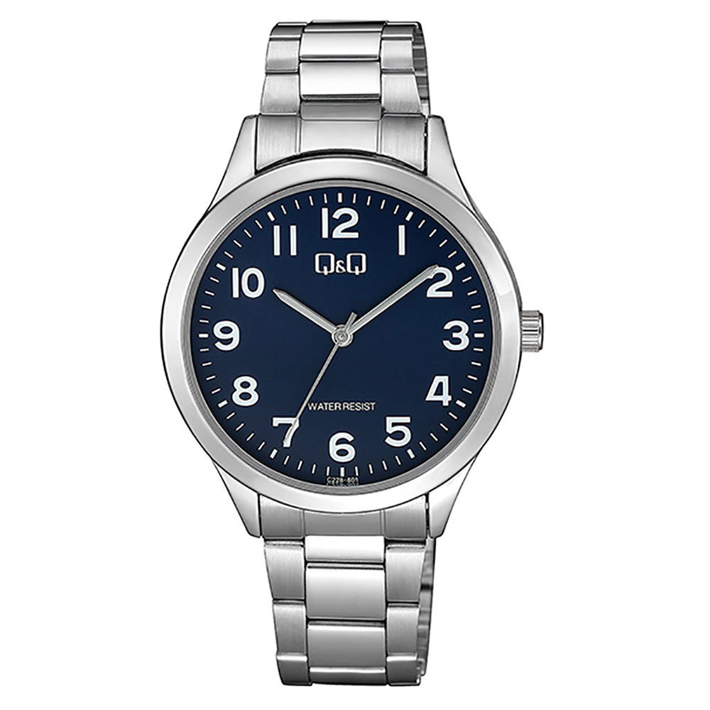q&q c228-801y watch argenté